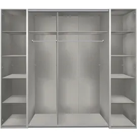 WIMEX Schwebetürenschrank Stockholm 225 x 210 x 65 cm Grau