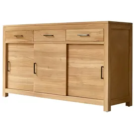 Tikamoon Highboard 150 cm Beige / Braun