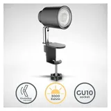 B.K.Licht LED Klemmleuchte schwarz