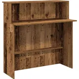 vidaXL Empfangstheke Altholz-Optik 100x50x103,5 cm Holzwerkstoff