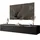lookway AURORA TV-Lowboard 180x32x40 cm Schwarz Matt Holzwerkstoff/Metall