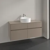 Villeroy & Boch Waschtischunterschrank 4 Auszüge 120 x 54,8 x 50 cm Taupe