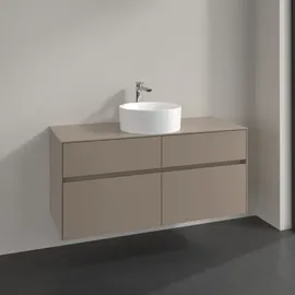 Villeroy & Boch Waschtischunterschrank 4 Auszüge 120 x 54,8 x 50 cm Taupe