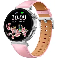 Knauermann Neo 2 BT 40 mm Edelstahlgehäuse Rosé Lederarmband