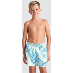 Badeshorts 32 cm Jungen arena Water Print Multiprints - Light Green Multi - 116