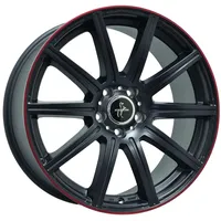 Keskin Tuning Keskin KT16 Dynamic 9.5x19 ET45 5x112 66,6, matt black lip red