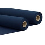 Sensalux Tischdeckenrollen-Set, 2 Stück, stoffähnliches Vlies, Event, Geburtstagsfeier, 1,1m x 25m Blau