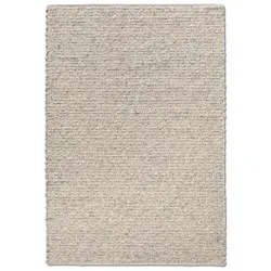 Allgäuer Teppichmanufaktur Webteppich Alpina Look 250 x 350 cm Schurwolle Grau