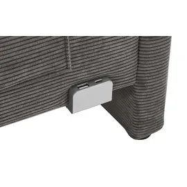 Meise Möbel Polsterbett Cool 140 x 200 cm anthrazit ohne Lattenrost