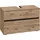 Home Affaire Waschbeckenunterschrank Wisla 80 x 55 cm Braun