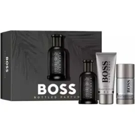 HUGO BOSS Boss Bottled Parfum 100 ml + Shower Gel 100 ml + Parfum 10 ml Geschenkset