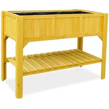 HABAU Hochbeet mit Ablage 117 x 90 x 59 cm Natur