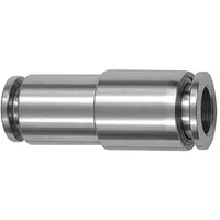 Riegler Gerade Steckverbindung, red., für Schlauch- Ø12/10, ES1.4404