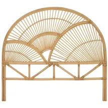 vente-unique Bettkopfteil, Efela Naturfarben Hell 145 cm