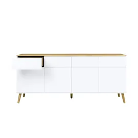 Möbel Kraft Dot 192 x 86 x 43 cm weiß