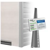 HEXIM Verkleidungspaneel HEXIM grau 2 St. 200 x 10 x 2 cm