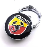 4 Stück Nabendeckel Radnabendeckel für Abarth 56mm 60mm, Radnabenkappen Radnabenabdeckung Wasserdicht Staubdicht Felgendeckel mit Logo,56MM