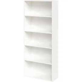 FMD Bücherregal Bitz 71,2 x 28 x 168,7 cm Weiß