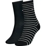 Tommy Hilfiger Damen Socken 2er Pack Schwarz 35-38