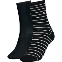 Tommy Hilfiger Damen Socken 2er Pack Schwarz 35-38