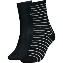 Tommy Hilfiger Damen Socken 2er Pack Schwarz 35-38