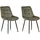 Beliani Esszimmerstuhl 2er Set MELROSE