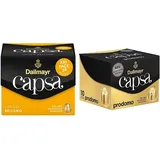 Dallmayr Capsa Lungo Belluno XXL, 39 Nespresso kompatible Kapseln, 1er Pack (1 x 218 g) & Capsa prodomo, 56g