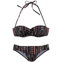 Buffalo Bügel-Bandeau-Bikini Damen Schwarz 38 Cup A
