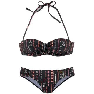 Buffalo Bügel-Bandeau-Bikini Damen Schwarz 38 Cup A