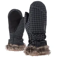 Ziener LED Mitten Girls Glove Junior grey pepita (984)