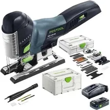 Festool Carvex PSC 420 HPC 4,0 EBI-Set inkl. 1 x 4 Ah + Systainer SYS 3 M 187 + Zubehör-Systainer 576523