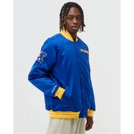 Mitchell & Ness Heavyweight Satin Jacke blau M