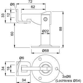 KWS Torhalter 1311 Silber