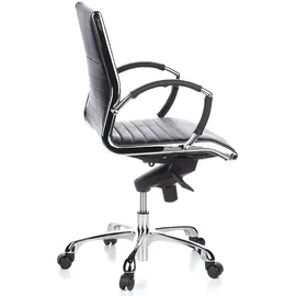 HJH Office PARMA 10 Leder Schwarz