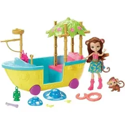 MATTEL GFN58 Enchantimals Dschungelwald-Boot