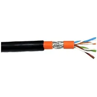 EFB-Elektronik EFB 99733.25-CPR Cat.7 Innen-/Aussenkabel 1200MHz AWG23 S/FTP,PE Mantel, innen Dca, Sw& Or, 25m 9973325CPR