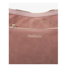 Nero Giardini Henkeltasche Veloursleder Rosa