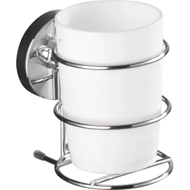 Wenko Vacuum-Loc Zahnputzbecher Milazzo chrom