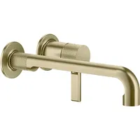 GESSI Inciso- Unterputz-Einhebelmischer, 264-234mm - Messing gebürstet