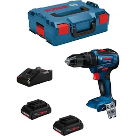 Bosch GSB 18V-55 Professional inkl. 2 x 4 Ah + L-Boxx 06019H5304