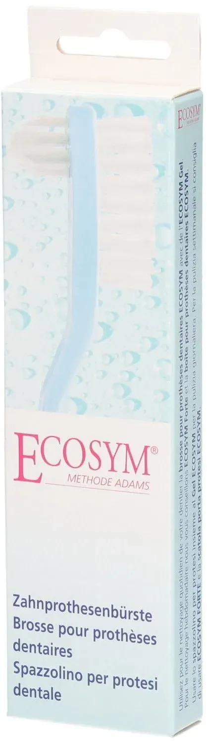 Ecosym Prothesen-/ Gebissbürste 2-seitig