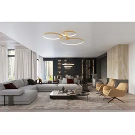 Jiaoguang Lighting Deckenleuchte RIO 55 golden LED 4000K