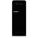 Smeg FAB28RDBLM6 Retro-Kühlschrank (270 l, 1530 mm hoch, Schwarz Matt)