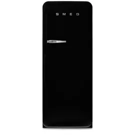 Smeg FAB28RDBLM6 Retro-Kühlschrank (270 l, 1530 mm hoch, Schwarz Matt)