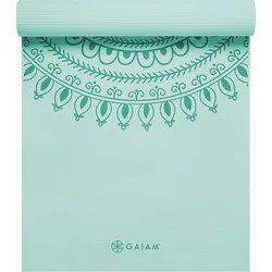 GAIAM YOGAMATTE MARRAKESH 6MM PREMIUM, helltürkis, ONE SIZE
