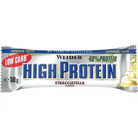 Weider Low Carb High Protein Stracciatella Riegel 50 g