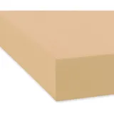 Traumschlaf Spannbettlaken Feinbiber 180 x 200 cm braun