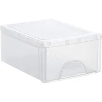 Rotho Frontbox kleine Schubladenbox 1 Schub, Kunststoff (PP) BPA-frei,