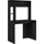 vidaXL Schreibtisch mit Regal Schwarz Eichen-Optik 91 x 50 x 149 cm
