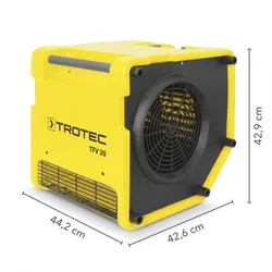 TROTEC Turbolüfter TFV 30 Profi Gewerbe Ventilator Belüftung Entlüftung 2200 m3/h 14,5 m/s